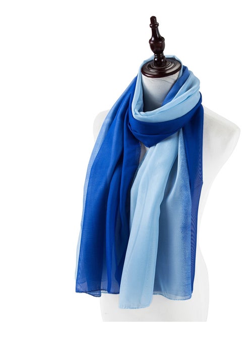 Paréo de Soie Navy Marina - Kiabi