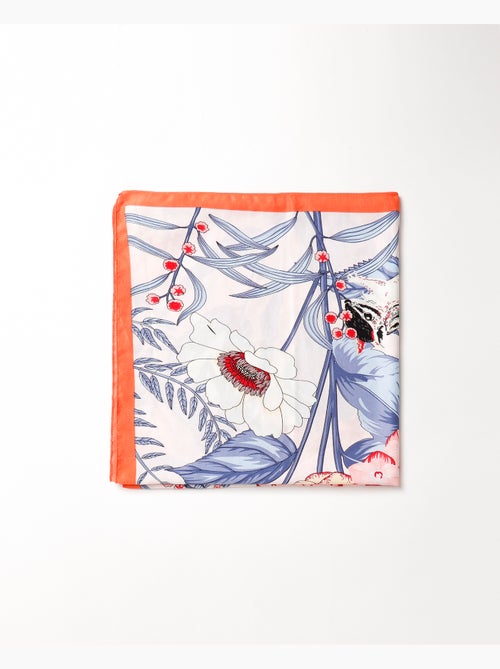 Paréo feuilles bleues ADMAS pour femme - Kiabi Paréo feuilles bleues ADMAS pour femme - Kiabi