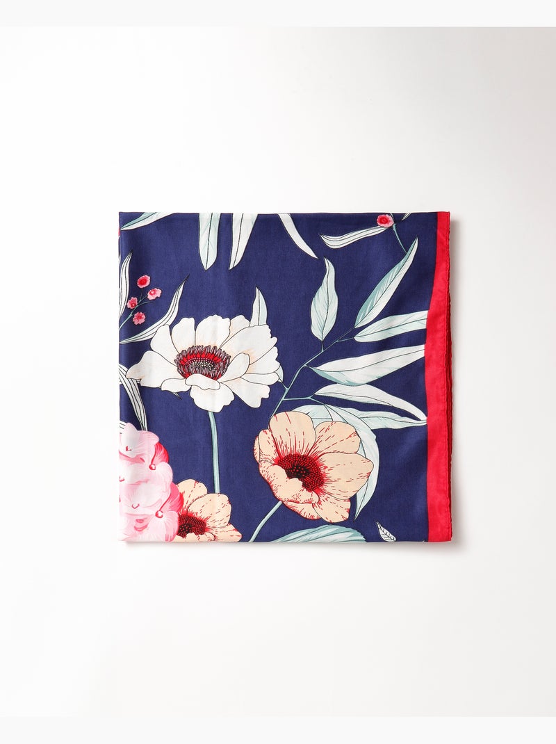 Paréo Hortensia pour femme Bleu - Kiabi