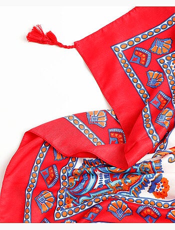 Paréo Mandala Rouge ADMAS pour Femme