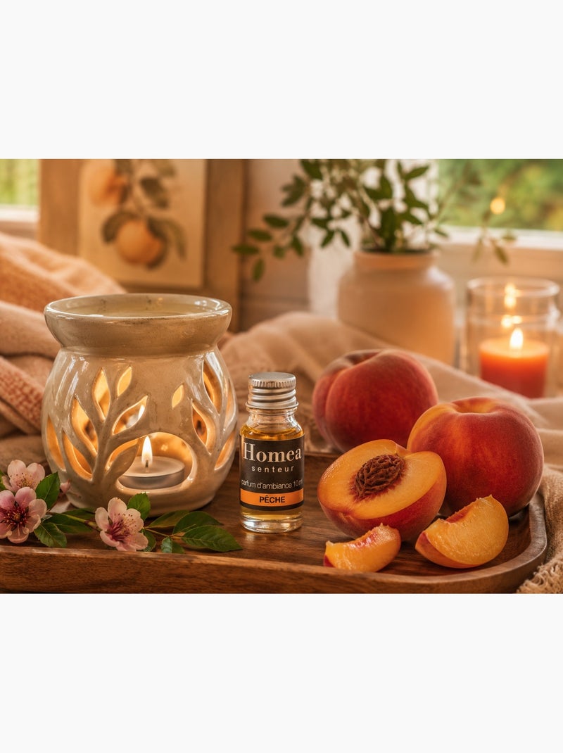 Parfum d'ambiance Senteur Pêche 10 ml Orange - Kiabi