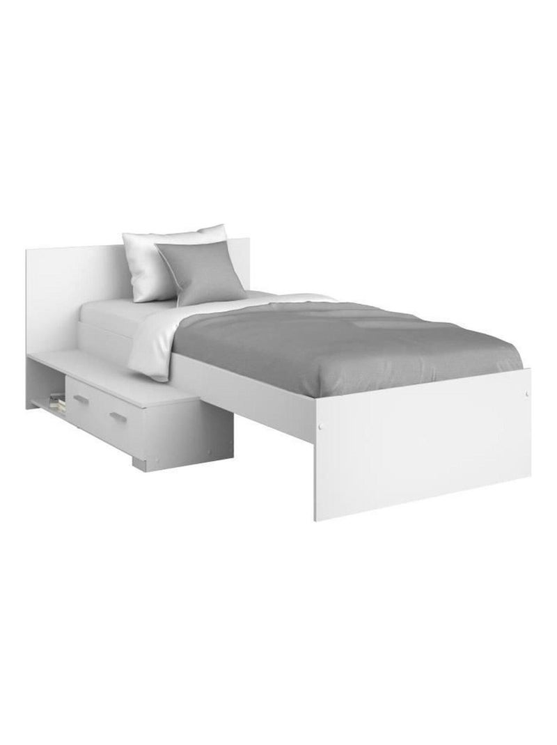 PARISOT Chambre enfant complète 2 pièces - Lit + - Parisot Blanc - Kiabi