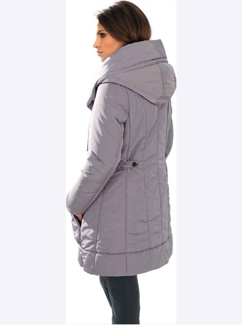 Parka - taille standard - helline Gris - Kiabi
