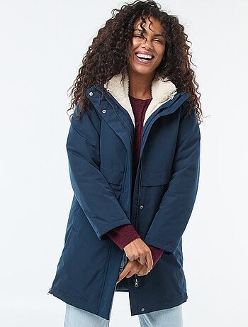 Parka 3-en-1 déperlante avec doublure chaude amovible