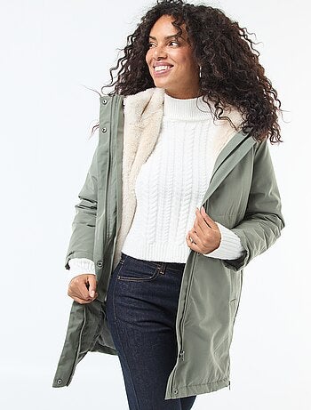 Parka 3-en-1 déperlante avec doublure chaude amovible