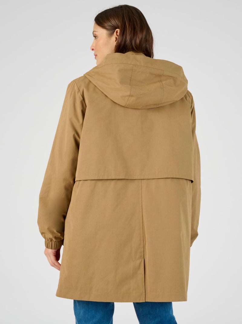 Parka 3 en 1, gilet amovible Thermolactyl - Damart Camel - Kiabi