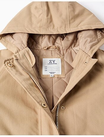 Parka 3-en-1 rembourrée avec capuche