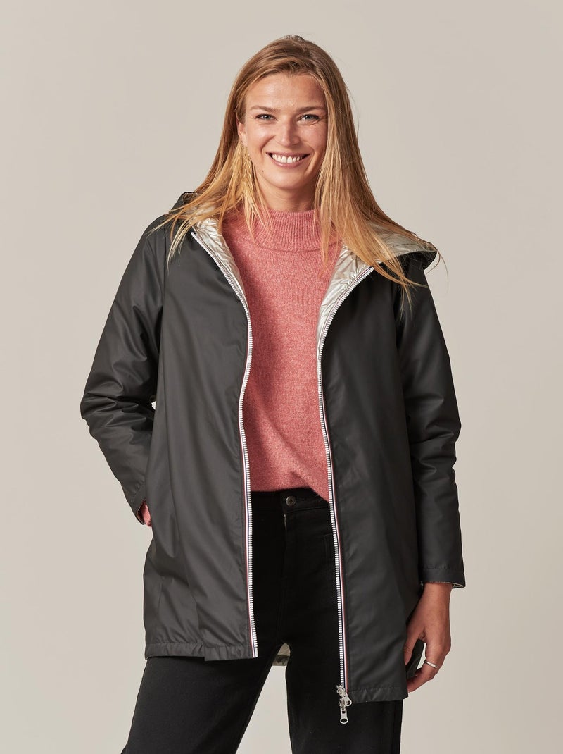 Parka 3/4  'Deeluxe' Noir - Kiabi