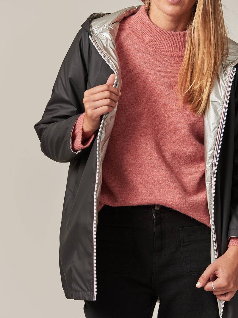 Parka 3/4  'Deeluxe' Noir - Kiabi