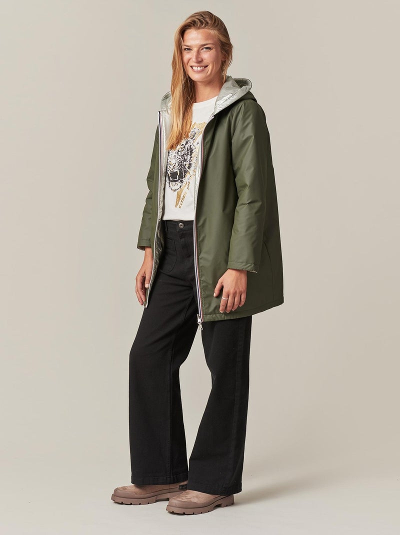 Parka 3/4 pour femme 'Deeluxe' Kaki - Kiabi