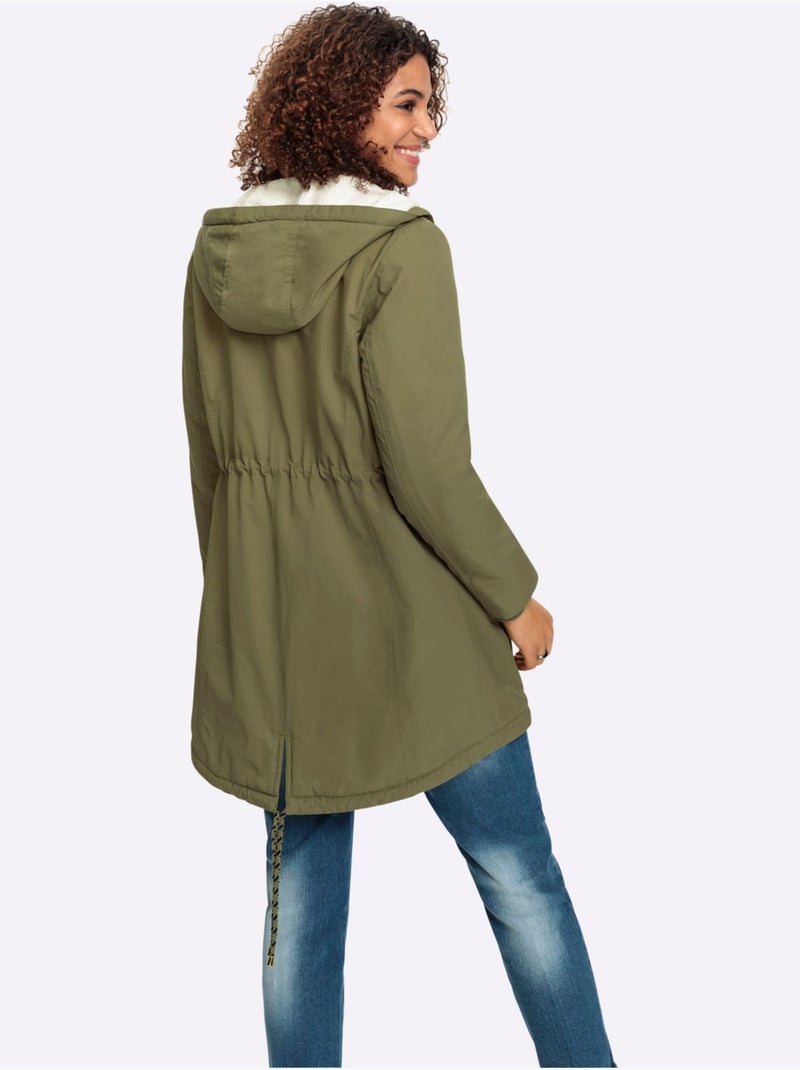 Parka 64% coton - taille standard - witt Vert olive - Kiabi