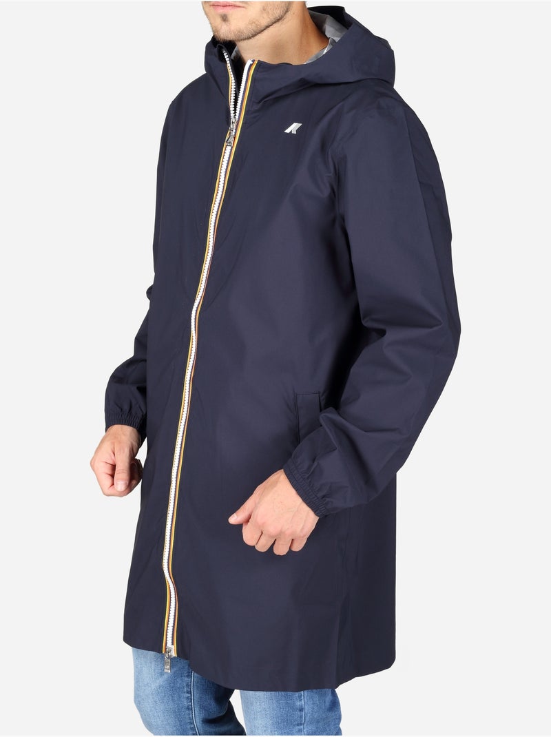 Parka à capuche - k-way Bleu - Kiabi