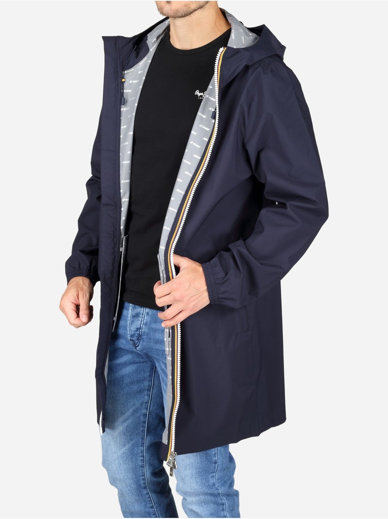 Parka à capuche - k-way Bleu - Kiabi