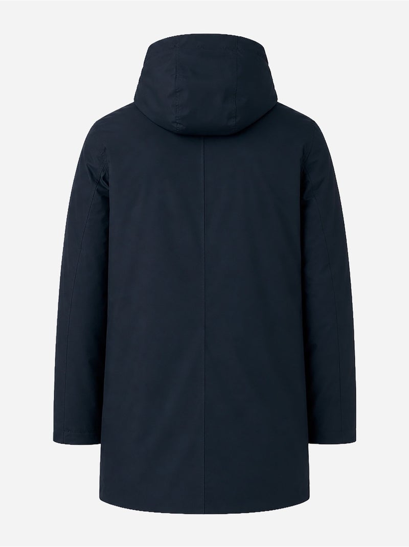 Parka à capuche - k-way Bleu Noir - Kiabi