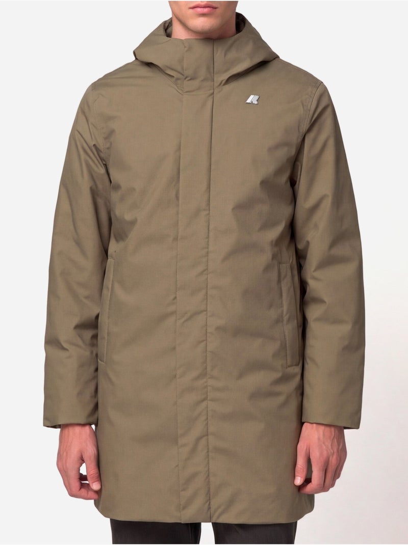 Parka à capuche - k-way Vert - Kiabi