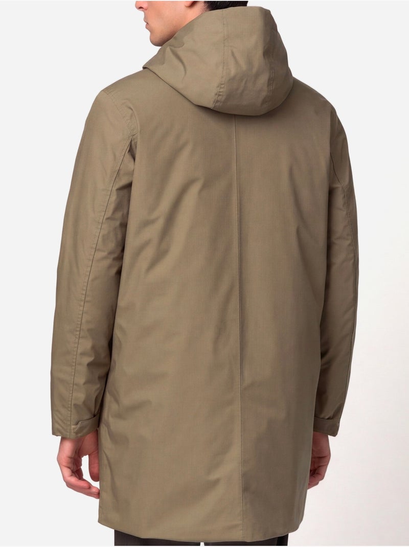 Parka à capuche - k-way Vert - Kiabi