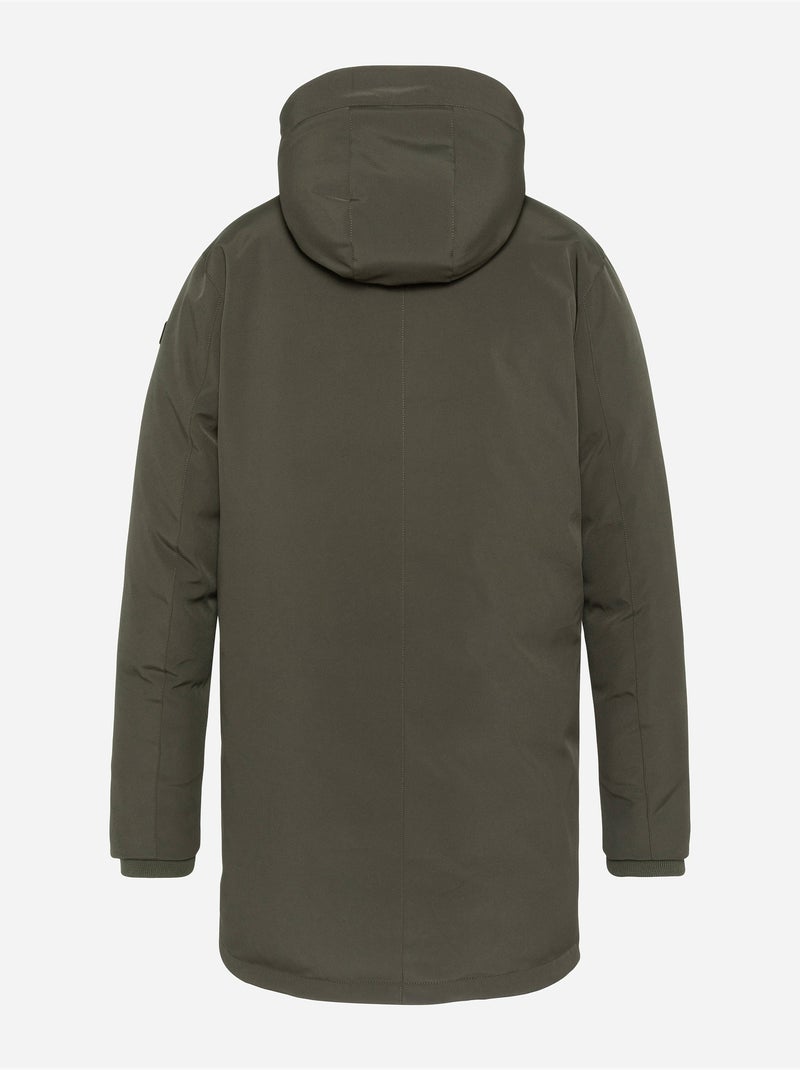 Parka à capuche - schott Kaki - Kiabi