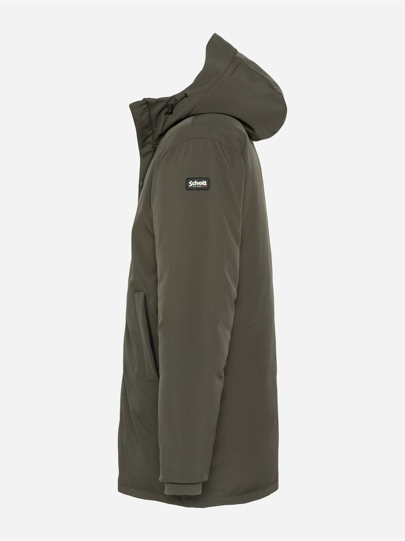 Parka à capuche - schott Kaki - Kiabi
