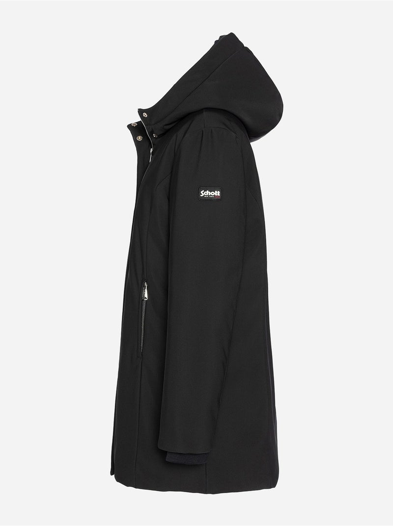Parka à capuche - schott Noir - Kiabi