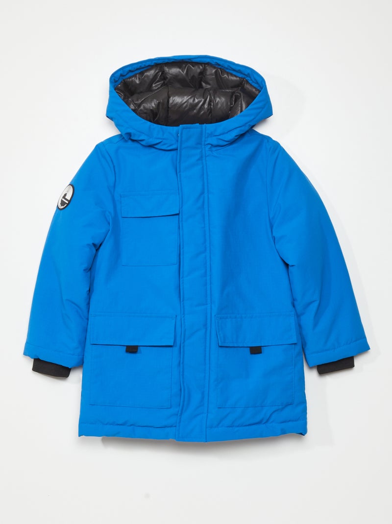 Parka à capuche - Toujours + de chaleur Bleu - Kiabi