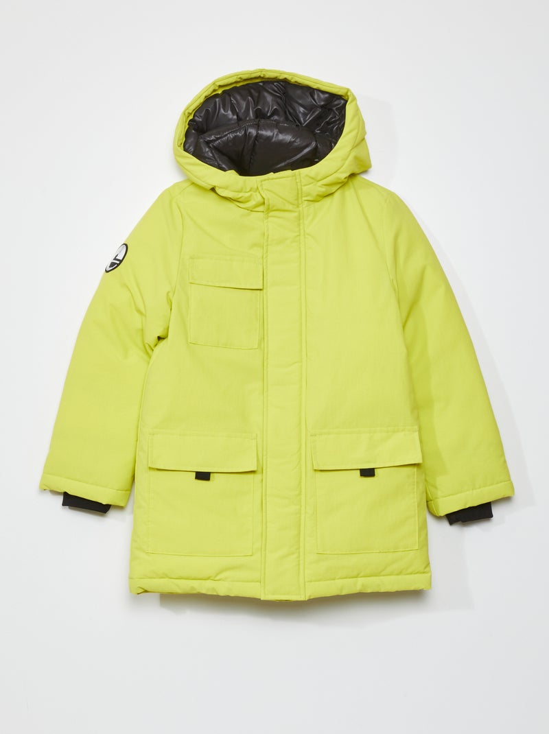 Parka à capuche - Toujours + de chaleur Jaune - Kiabi