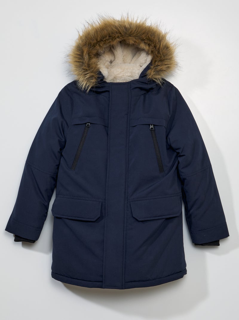 Parka à capuche - Toujours + de chaleur vert - Kiabi