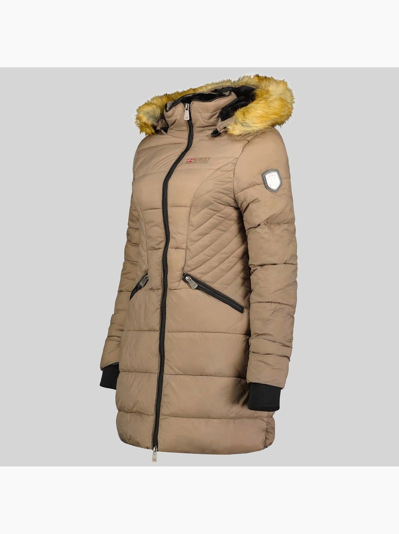 Parka à capuche abeille – geographical norway Taupe - Kiabi