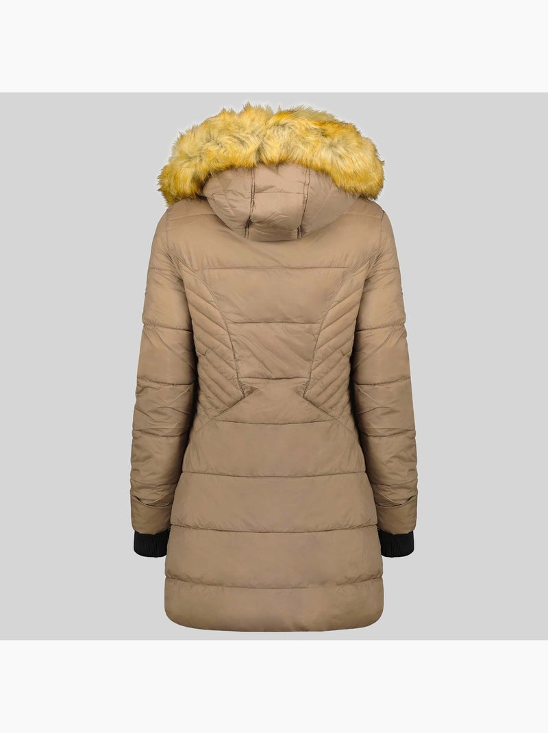 Parka à capuche abeille – geographical norway Taupe - Kiabi