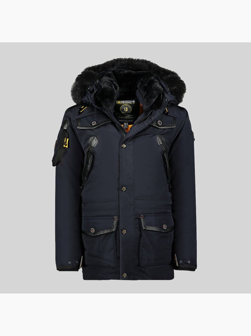 Parka à capuche acrobate – geographical norway Bleu marine - Kiabi