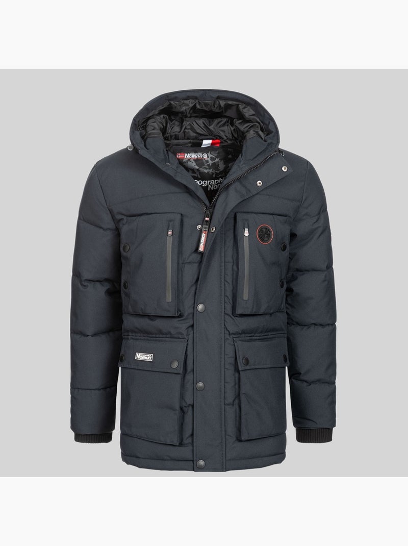 Parka à capuche albert – geographical norway Bleu marine - Kiabi
