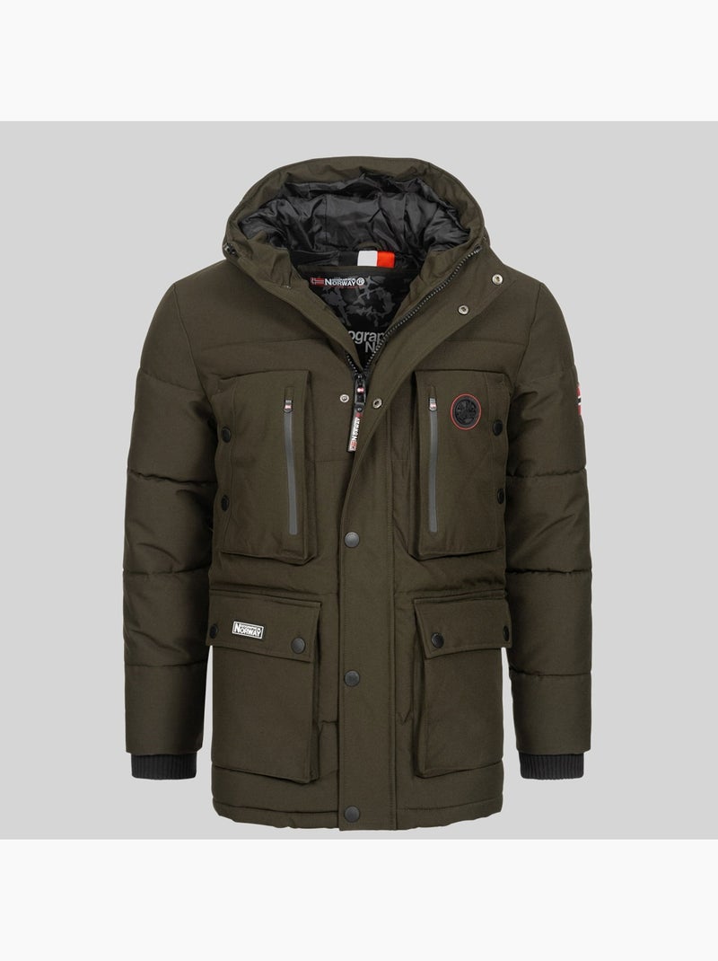 Parka à capuche albert – geographical norway Kaki - Kiabi