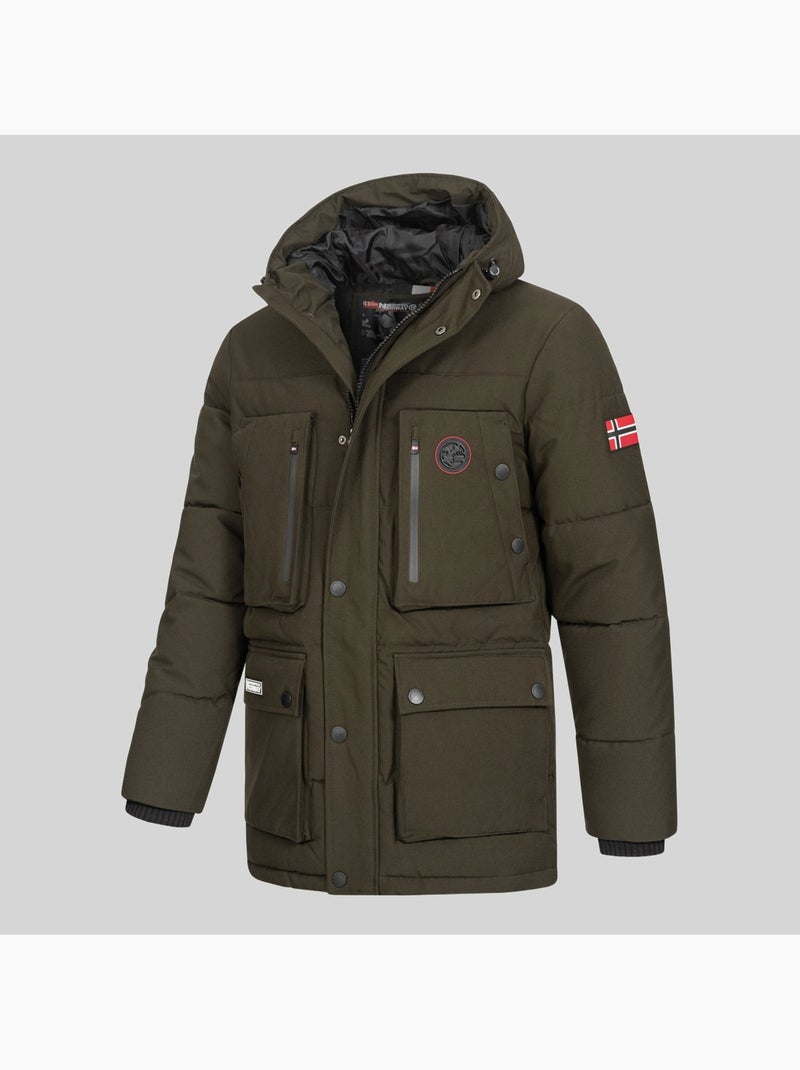 Parka à capuche albert – geographical norway Kaki - Kiabi