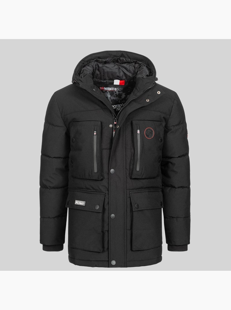 Parka à capuche albert – geographical norway Noir - Kiabi