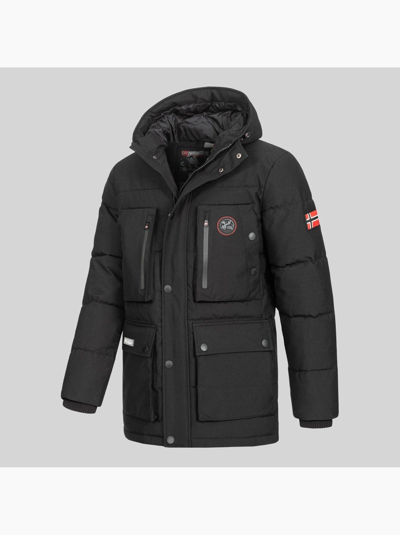 Parka à capuche albert – geographical norway Noir - Kiabi