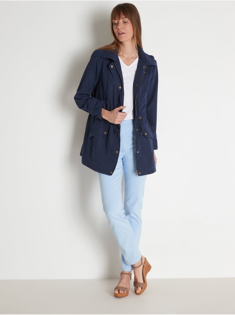 Parka à capuche amovible - DAXON Bleu marine - Kiabi