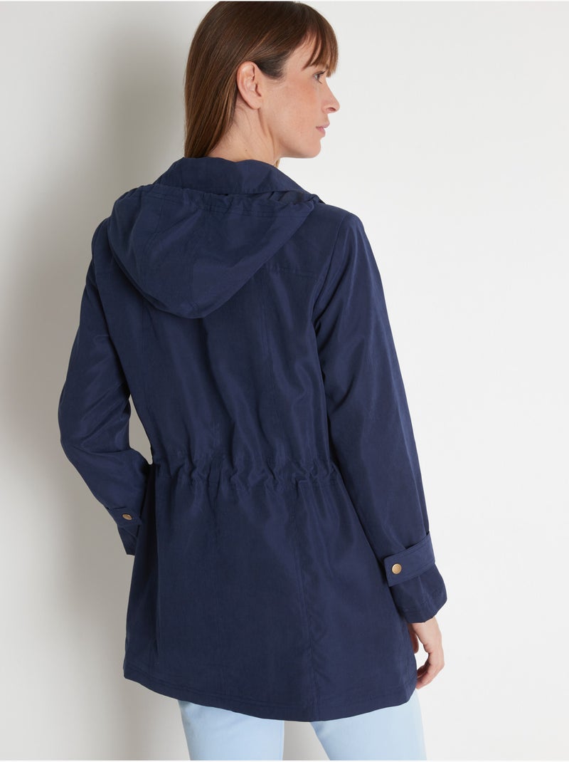 Parka à capuche amovible - DAXON Bleu marine - Kiabi