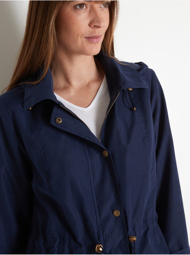Parka à capuche amovible - DAXON Bleu marine - Kiabi