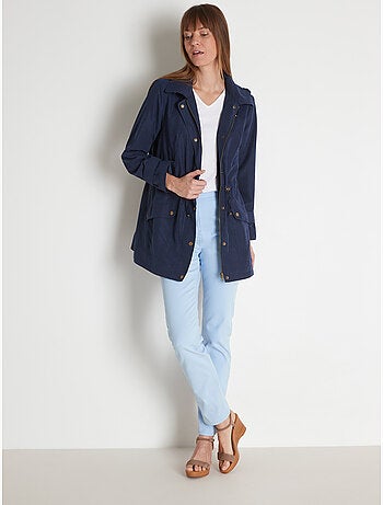 Parka à capuche amovible