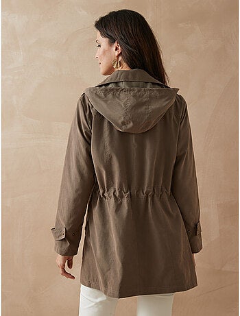 Parka à capuche amovible
