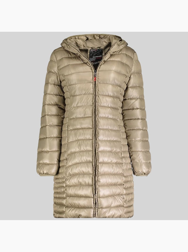 Parka à capuche annecy long hood – geographical norway Gris orage - Kiabi