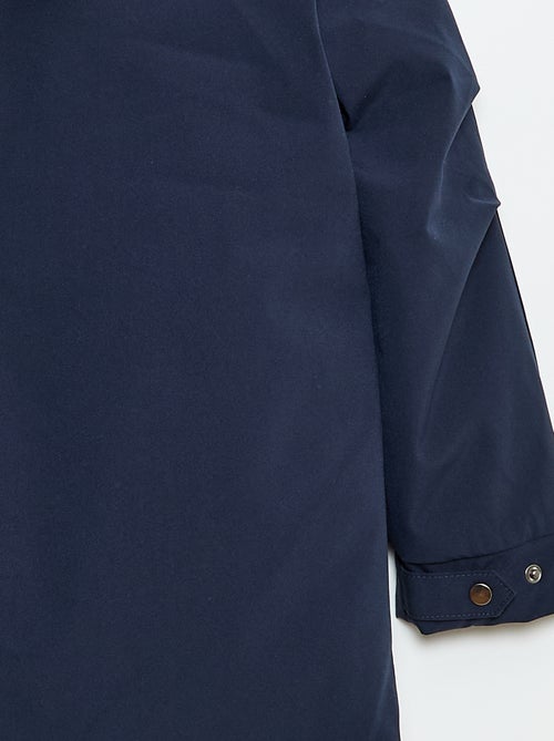 Parka à capuche avec doublure effet moutonnée - Kiabi