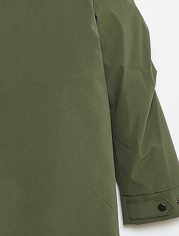 Parka à capuche avec doublure effet moutonnée