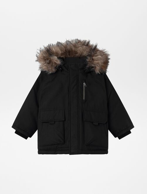 Parka à capuche avec fausse fourrure 'Name it' - Kiabi