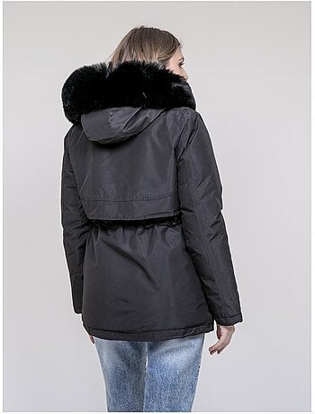 Parka à capuche avec fausse fourrure USMAR
