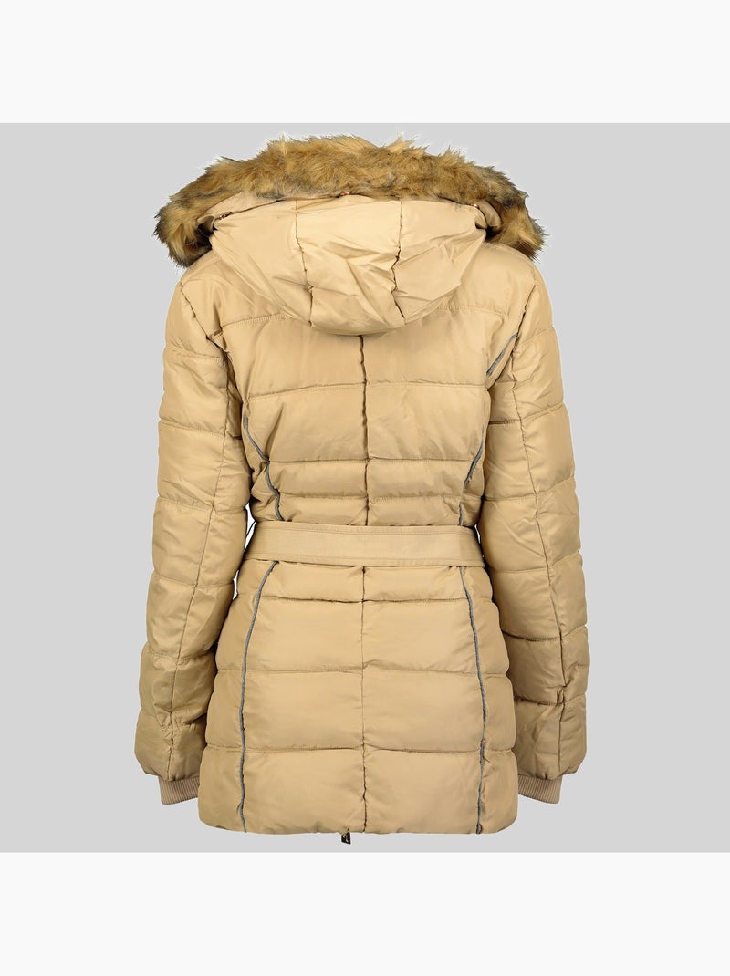 Parka à capuche becky – geographical norway Beige - Kiabi