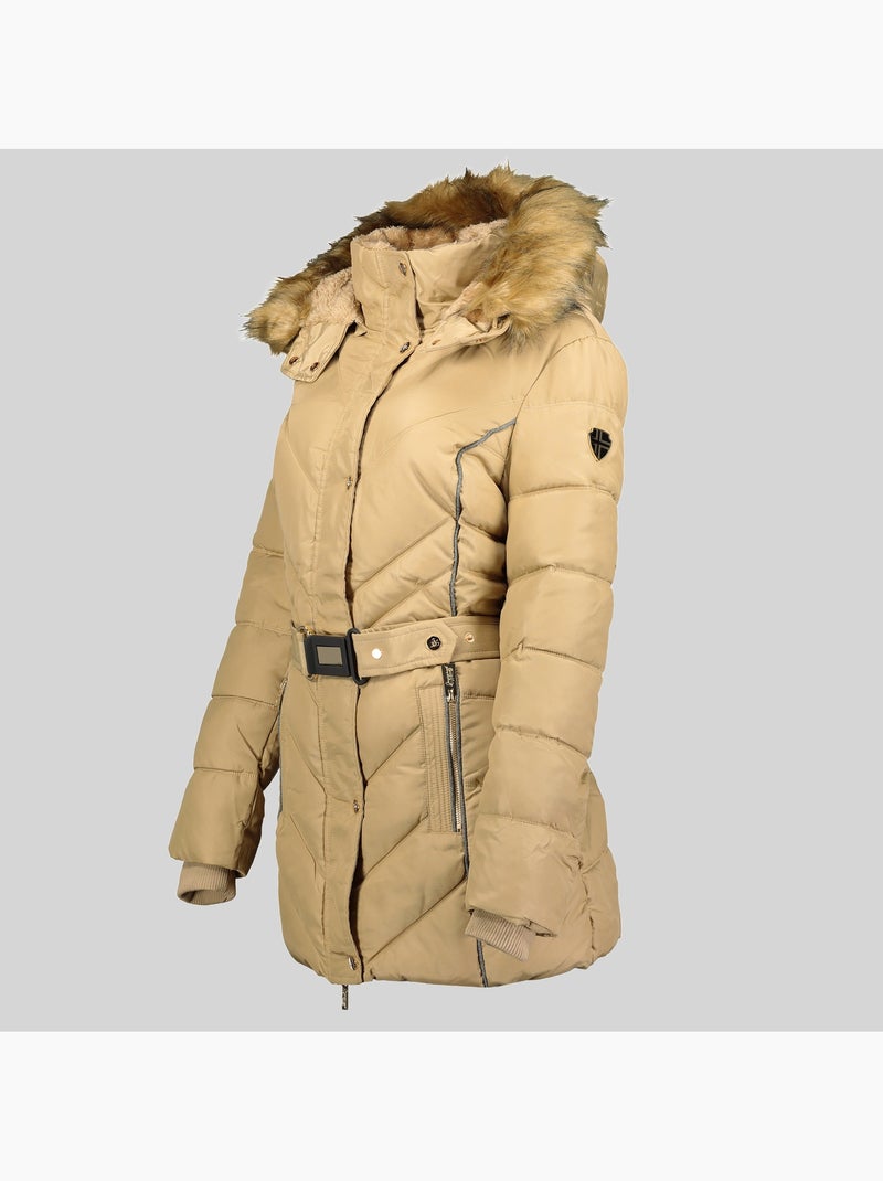 Parka à capuche becky – geographical norway Beige - Kiabi