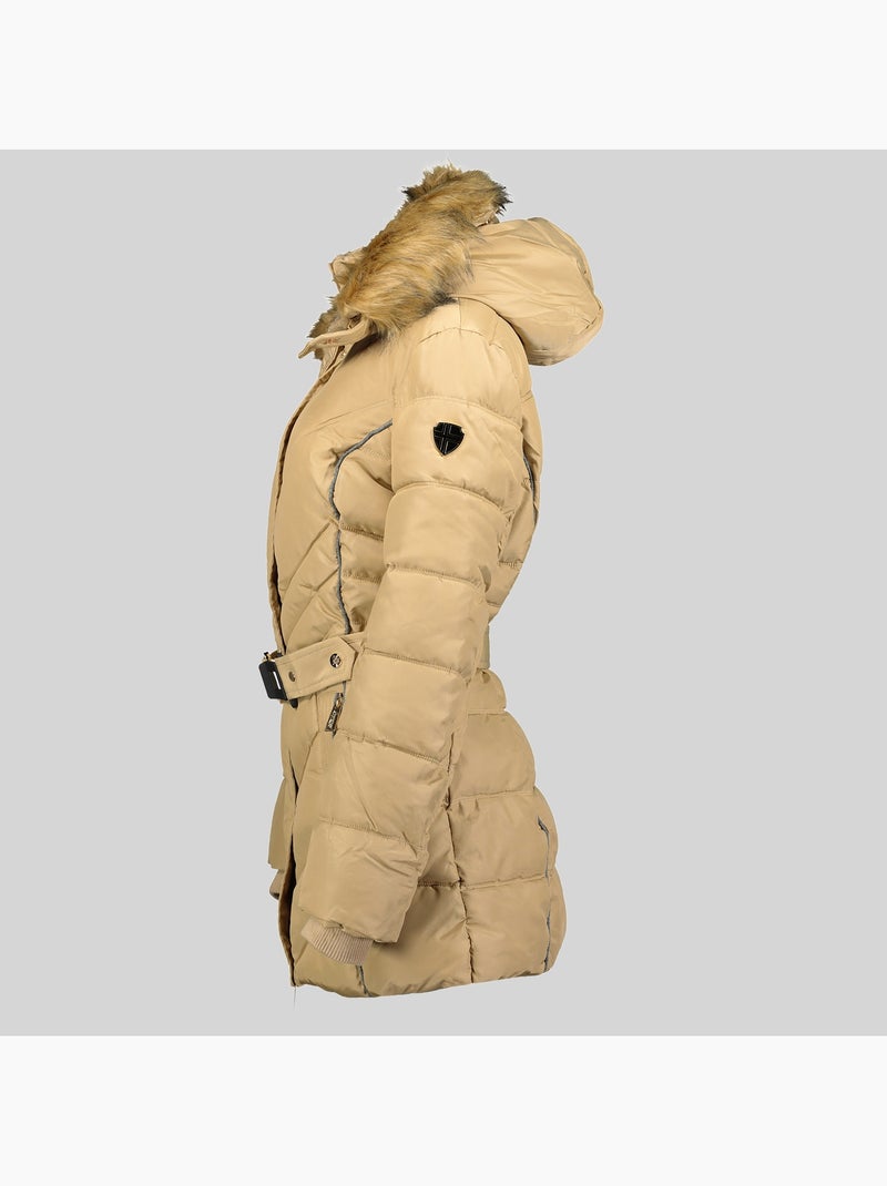 Parka à capuche becky – geographical norway Beige - Kiabi