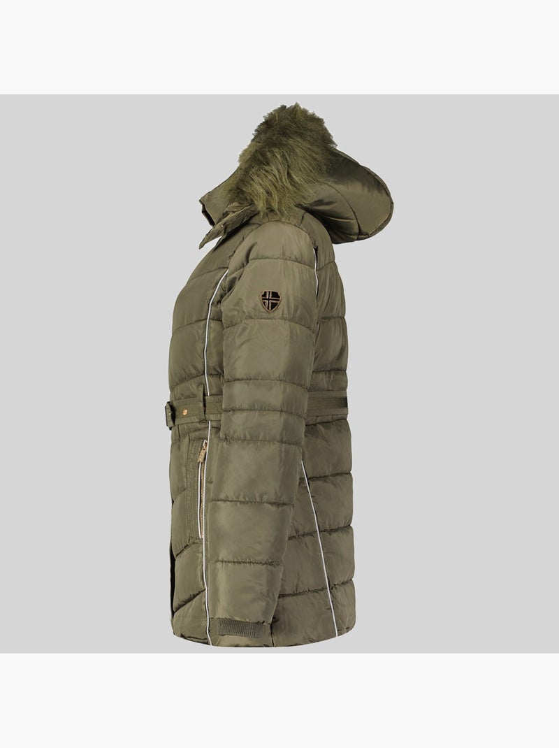 Parka à capuche becky – geographical norway Kaki - Kiabi
