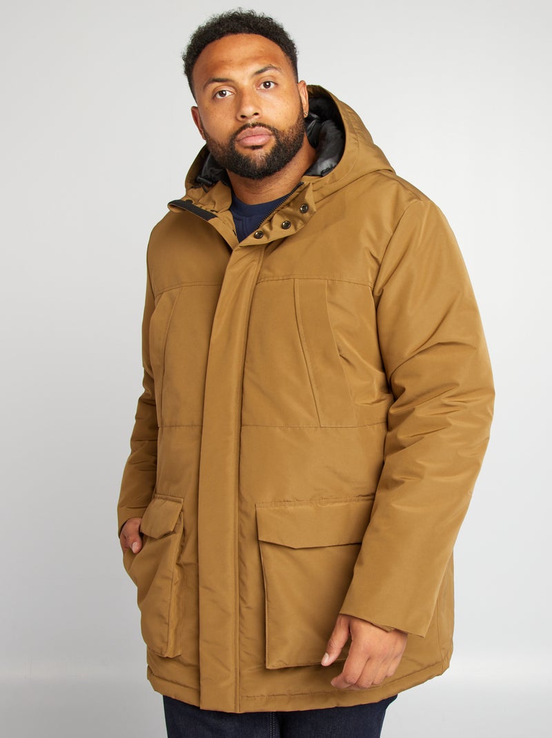 Parka à capuche Beige - Kiabi