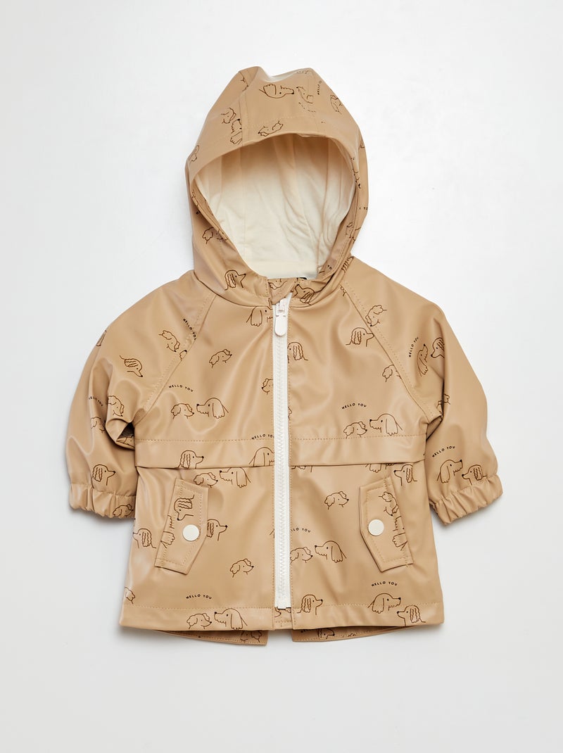 Parka à capuche Beige - Kiabi